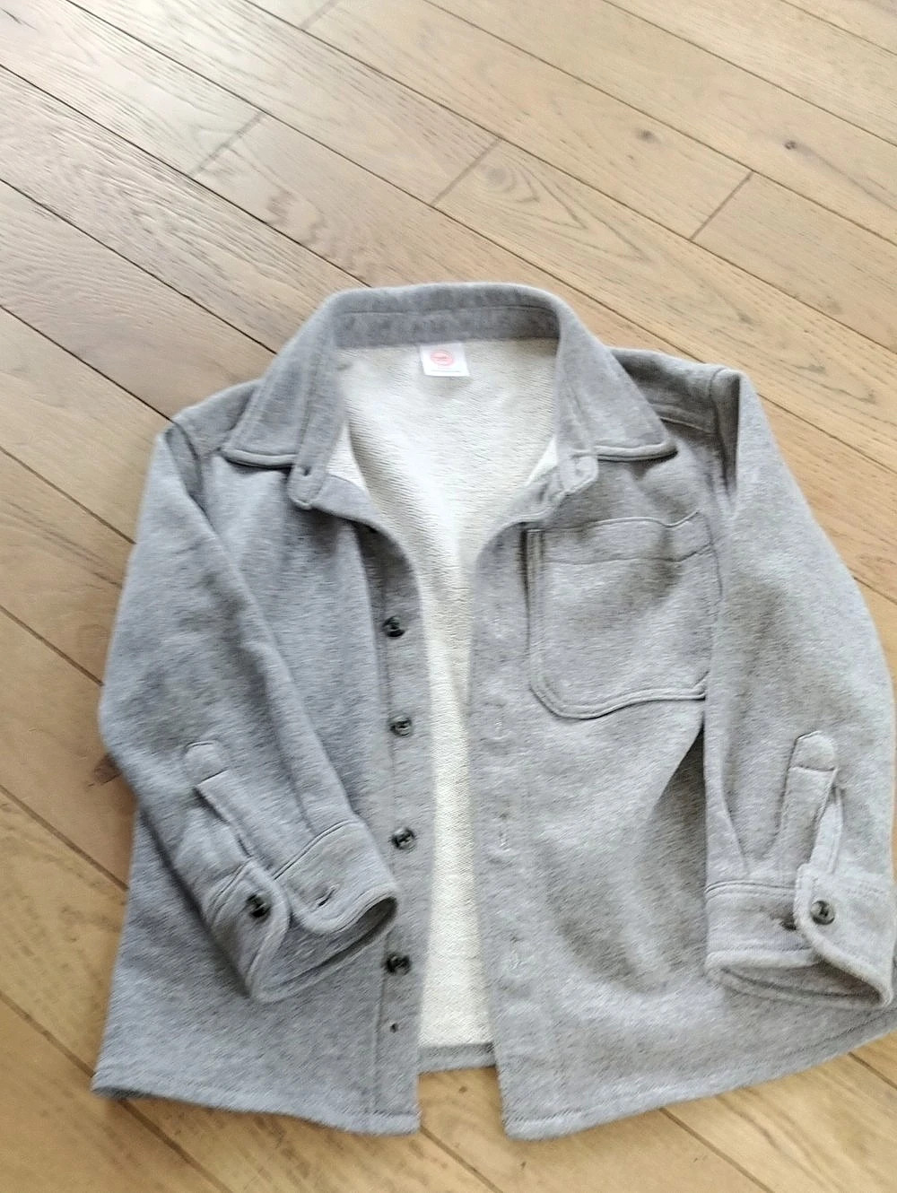 Wonder Nation Cotton Utility Jacket in Gray Size XS Like New